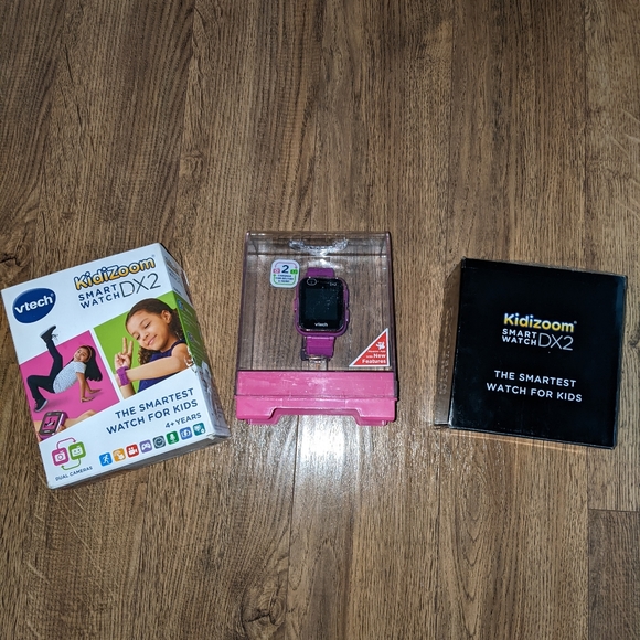 VTech 80-193810 Kidizoom Smartwatch Dx2 Dual Camera - Purple OPEN BOX - Picture 6 of 9
